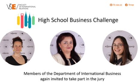 Kolegové z Katedry mezinárodního podnikání opět pozváni jako porotci do soutěže High School Business Challenge
