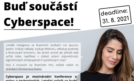 Soutěž: Buď součástí Cyberspace! Deadline již 31.8.2021